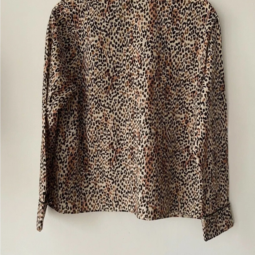 AND /OR Lynx Animal Pyjama Shirt Top Size 16 - Picture 5 of 5